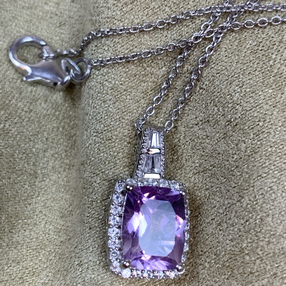 💜RDF Amethyst Pendant Necklace💜 - Picture 2 of 10